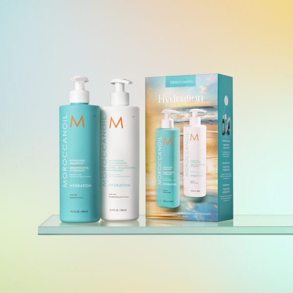 Moroccanoil Dúo Hidratación (Shampoo y Acondicionador 500ml)